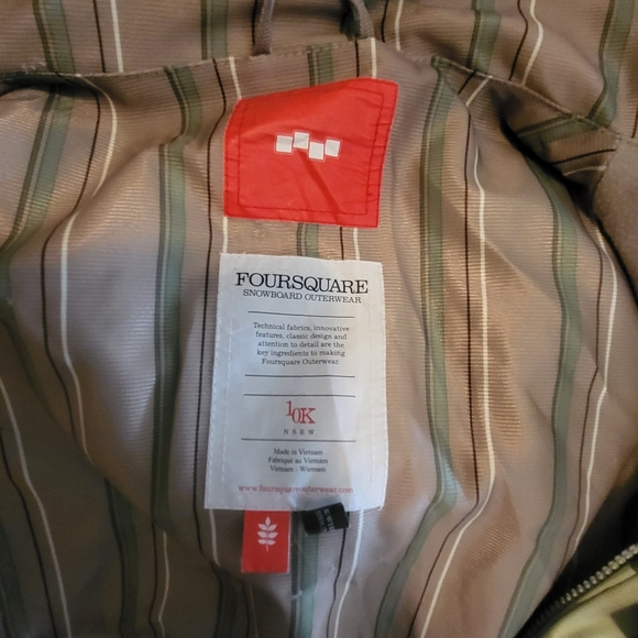 Foursquare Snowboard Ski Jacket 10k - Picture 2 of 3